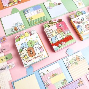 stks/partij Sumikko Gurashi 6 Opvouwbare Memo Pad Leuke N Times Sticky Notes Notepad Briefpapier Stickers Gift Schoolbenodigdheden