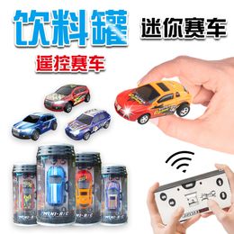 Kids Can Mini Electric 2.4G Wireless Drift Racing Car Model Boy kan externe auto speelgoed J240415