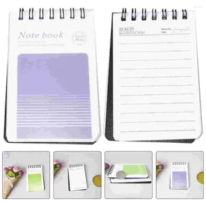 Stuks Notebook Draagbare Memo Pads Lege Notebooks Voor Kinderen Pocket Schema Ijzer Studenten Pagina Markers Schrijven