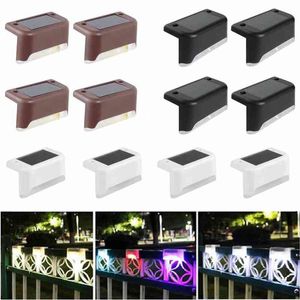 PCS PATH Trap LED Solar Lighting IP Waterdichte Outdoor Garden Yard Hek Wandsland Landschap Lamp Trap Nachtlicht Drop J220531