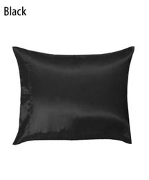 PCS Pure Mulberry Silk Pillow Case Cubla de almohada Houswife Queen Standard 50x76cm9662179