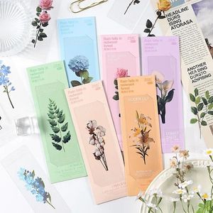 PCS / Set Flower Bookmark PVC LECTURE ACCESSOIRES ACCESSOIRES DE PAPEUR DE PAGE RETRO