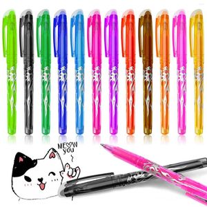 stks/set Multi-color Uitwisbare Gel Pen 0.6mm Kawaii Pennen Student Schrijven Creatieve Tekening Gereedschappen Kantoor School Supply Briefpapier