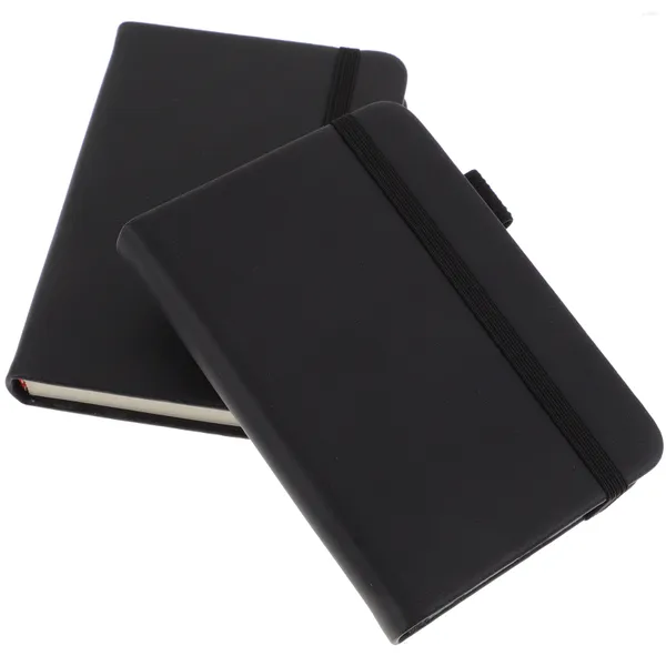 PCS Small Pocket Black Journal Miniature Notebooks BROCODER