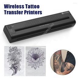 PCS Tattoo Transfer Paper Portable Printer Machine ATS886 GRATIS App Copier Drawing A4 Thermal Stencil Printers
