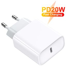 PD 20W Charger rapide pour Apple iPhone 15 14 13 12 11 Pro Max Plus Charge rapide Type C USB C Chargers Données ACCESSOIRES TÉLÉPHONES DE TEL