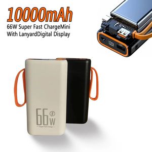 PD 20W Power Bank 66W carga súper rápida batería externa portátil de gran capacidad 20000mAh Powerbank para iPhone Xiaomi Samsung