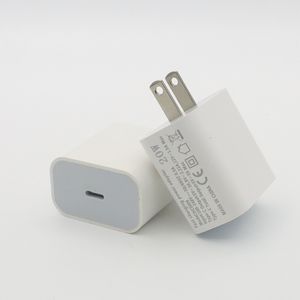 PD 20W tipo C cargador USB C adaptador de corriente con capacidad de carga rápida Tipo-C Bloque de cargador de pared