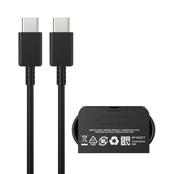 PD 45W USB C Super Fast Charger Cables pour Samsung Galaxy S24 Ultra S23 S22 S21 S20 Z Flip 5 4 3 2 REMARQUE 10 20 S10PLUS S23 + TAB TYPE C TO TYPE