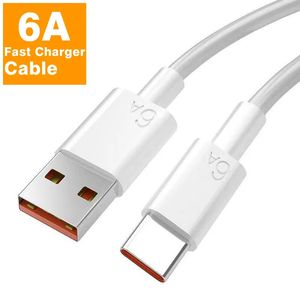 Cable PD 66W USB A a C Cable de carga súper rápida 6A Cable USB tipo C Compatible con Samsung/Huawei/Xiaomi/MacBook/MateBook/LG y más