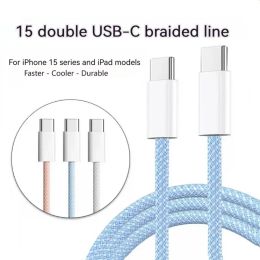 PD 66W USB TYPE C Câble USB C pour iPhone 15 3A Charge rapide 3.0 USB-C Charge rapide accessoires de téléphonie