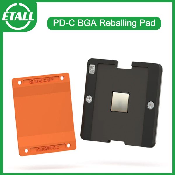 PD-C Universal BGA Chip Reballing Posicioning Pad, plantación de lata de hojalata de hojalata base magnética reemplazable