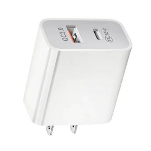 Chargeur de câble USB PD 18W chargeur de prise rapide ue pour iPhone 12 Mini 11 Pro adaptateur de Charge de téléphone portable Samsung S10