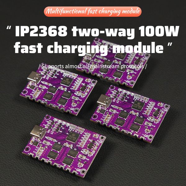 PD100W IP2368 Module à puissance haute puissance à deux voies Kit de carte de circuit