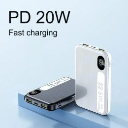 PD22.5W digitaal display Fast Laying Power Bank Ultra Slim Poverbanks Mini Power Bank 10000MAH Super Charging