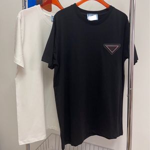 PD23 Klassieke designer heren T-shirt ronde hals korte mouwen klassieke driehoek logo t-shirt dagelijks met losse versie type mannen en vrouwen Tees