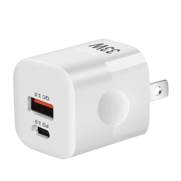 Chargeur PD33W GaN Nitride Protocole complet pour plusieurs modèles de téléphones Apple Huawei Xiaomi 33W tête de charge certifiée en mode privé