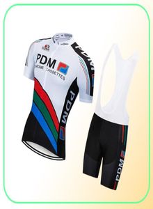 PDM Wielertrui Shorts Set Ropa Ciclismo Heren MTB Sneldrogend Zomer Frankrijk Fietskleding1780619