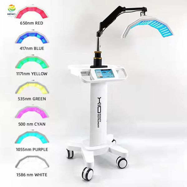 PDT luz facial led/máquina de fototerapia para el cuidado de la piel/máquina de belleza de terapia de fotones de bio-luz led pdt con luz led