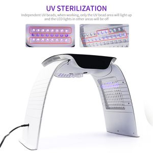 Pdt Led Light Red Therapy Machine Fotodinámica 7 colores Rejuvenecimiento de la piel Antienvejecimiento Eliminación de acné Masaje Equipo de belleza para rostro y cuerpo