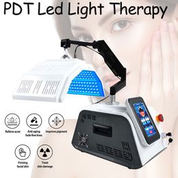 PDT thérapie par la lumière LED traitement de l'acné soins de la peau Anti-rides élimination des ridules Machine de rajeunissement de la peau avec 7 couleurs