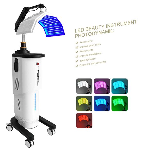 Pdt Led Lumière Thérapie Machine 7 Couleur Led Rajeunissement De La Peau Blanchiment Traitement De L'acné Rides Remover Beauté Machine Pour Salon