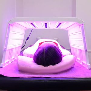 PDT LED-lichttherapiemachine - Nabij-infrarood-warmtelamp voor uitgebreide gezichts- en lichaamsverzorging - Opvouwbare, draagbare en veelzijdige huidverzorgingstools