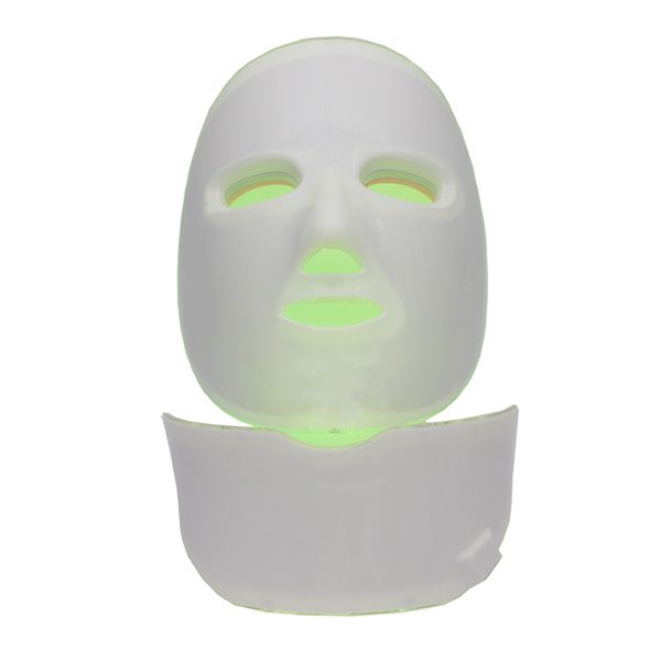 Pdt LED Photon Light Escudo facial Máscara de belleza facial Mascarilla Cuidado de la piel Silicona Terapia de luz roja