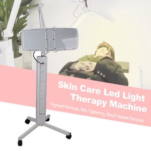 PDT Licht Fototherapie LED Infrarood Bio-Light 7 Colors Photon Therapy Beauty Equipment for Facial Rejuvenation Skin Bliting Oog/nek/gezicht Anti-rimpelbehandeling