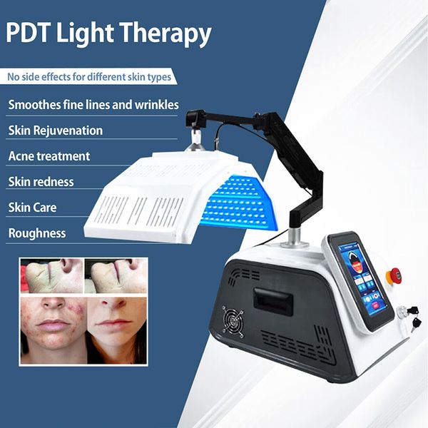 PDT terapia de luz LED máscara Facial antienvejecimiento rejuvenecimiento Facial eliminador de arrugas tratamiento del acné terapia fotodinámica