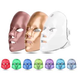 PDT Photon Light Facial Skin Therapy 7 Colors Masquilla LED Face