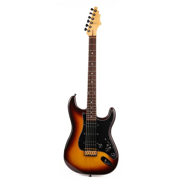 Guitarra eléctrica Pe ekamoose Model 1 HSH Sunburst como en las imágenes