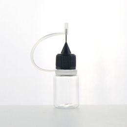 PE Plastic Dropper Flessen 5ml voor e-Juice E Liquid 4000pcs Lot met zwart wit naaldkap