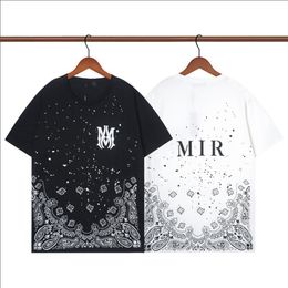 Peace Dove Flux Paint Graffiti Letter Starry Sky Classic Classic Imprimé à manches courtes T-shirt