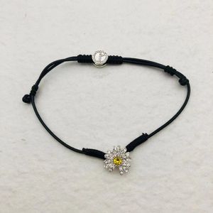 Peaceminsuone – Bracelet en diamant, chaîne GD, avec 818 anniversaire, édition limitée, en argent Sterling 925, marguerite, accessoires de bijoux
