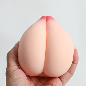 Peach butt warming Mannelijke Masturbator Cup Vagina Masturbatie Pijpbeurt pocket pussy Mastuburator seksspeeltje voor man Mastubator