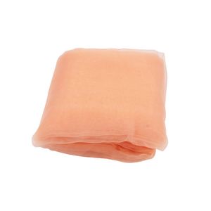 Peach Color 10mx1.35m Organza swag stof bruiloft decoratie achtergrond rurtaintable decoratie high kwaliteit promotie 201203