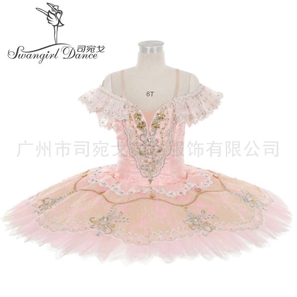 Pêche rose sucre prune fée plateau classique Ballet Tutus Costumes professionnels adulte BT4176