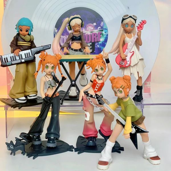 Peach Riot Resie Up Series Blind Box Poppy Gigi Frankie Girl Anime Figure Mystery Box Collectible Modèle Kawaii Figurine Toy Gift 240428