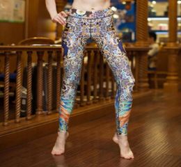 Pauwprint leggings dames herfst winter mode slim fit yoga leggings panty pants2129724