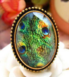 Peacock Ring voor Vrouwen Bruiloft Mode-sieraden Band Ringen Nieuwe Hot Wholesale Party Gift Koreaanse stijl