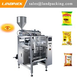 Machine d'emballage de joint de remplissage de formulaire vertical d'huile d'arachide Fabricants de machines d'emballage d'huile comestible