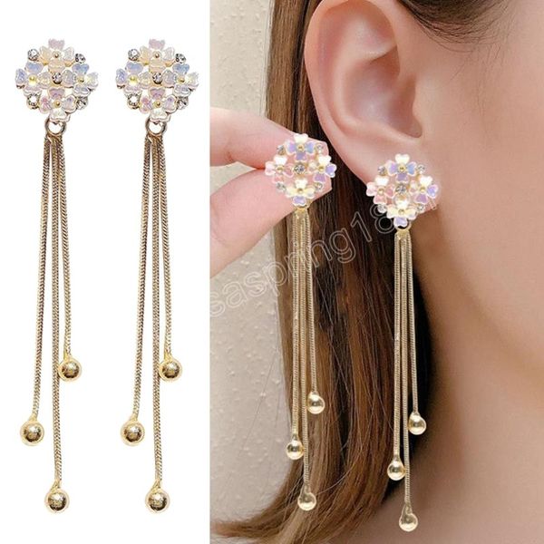 Boucles d'oreilles en forme de poire en zircone cubique verte pour femmes, accessoires élégants pour fête de mariage, joli cadeau, nouveaux bijoux