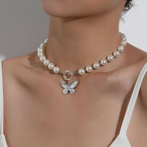 Parel kraal ketting hanger ketting voor vrouwen mode korte choker nek colar sieraden partij geschenk