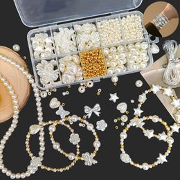 Kit de fabrication de bracelets en perles, Kit de bracelets d'amitié pour filles et enfants, bijoux faits à la main pour cadeaux de noël YFA2051