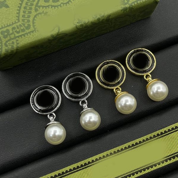 Boucles d'oreilles en peluche élégant Lettre de créateur g char char or argent plaqué des boucles d'oreilles oreille femmes femmes bijoux de mariage géométrique de haute qualité en gros