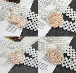 Ceintures de chaîne de ceinture de créateurs de perles pour femmes 11 ceinture de chaîne de formes différentes avec ceintures de perles pour femmes ceintures de mode pour femmes Design4631813