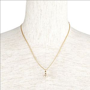 Collar de perlas de oro de 40 cm, colgante de perlas de oro de 18 quilates estándar, collar para hombres y mujeres, colgante de joyería hermosa, regalo de boda que nunca se desvanece