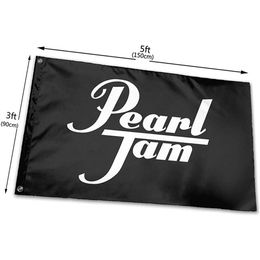 Pearl Jam Vlag 3x5 Ft Uv Beschermde Kwaliteit Polyester Vlag Binnen Buiten Veel Dikker en Duurzamer Polyester253d