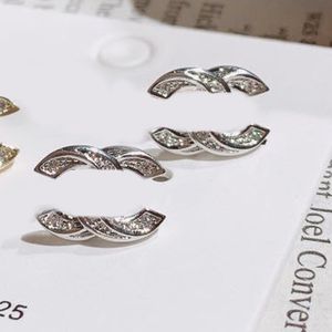 Parel Brief Oorbellen Charme Kristal Designer Oorbellen 18k Goud Fijne Sieraden Klassieke Senior Jongeren Paar Verjaardag Dagcadeaus